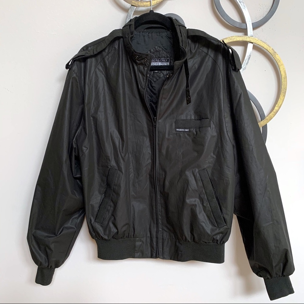 Vintage Members Only Racer Jacket - Picture 2 of 5